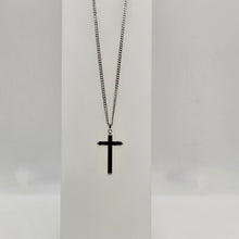 Lade das Bild in den Galerie-Viewer, SWAROVSKI Kreuz Halskette Govern Cross Kette Schwarz, Rhodiniert 5252386