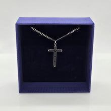 Lade das Bild in den Galerie-Viewer, SWAROVSKI Kreuz Halskette Govern Cross Kette Schwarz, Rhodiniert 5252386