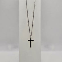 Lade das Bild in den Galerie-Viewer, SWAROVSKI Kreuz Halskette Govern Cross Kette Schwarz, Rhodiniert 5252386
