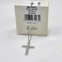Lade das Bild in den Galerie-Viewer, SWAROVSKI Kreuz Halskette Insigne Weiß, Rhodiniert 5675573