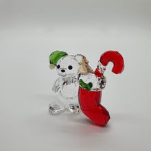 Lade das Bild in den Galerie-Viewer, SWAROVSKI Kris Bär Weihnachten 2020 mit Stiefel 5506812