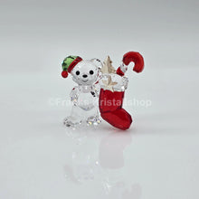 Lade das Bild in den Galerie-Viewer, SWAROVSKI Kris Bär mit Weihnachtsstrumpf 5717258