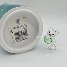 Lade das Bild in den Galerie-Viewer, SWAROVSKI Kris Bär Herz Geburtsstein August Grün 5126904