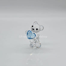 Lade das Bild in den Galerie-Viewer, SWAROVSKI Kris Bär Herz Geburtsstein März Blau 5126883