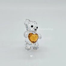 Lade das Bild in den Galerie-Viewer, SWAROVSKI Kris Bär Herz Geburtsstein November Topaz Orange 5126915