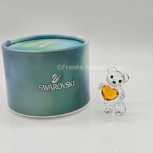 Lade das Bild in den Galerie-Viewer, SWAROVSKI Kris Bär Herz Geburtsstein November Topaz Orange 5126915