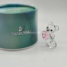 Lade das Bild in den Galerie-Viewer, SWAROVSKI Kris Bär Herz Geburtsstein Oktober Pink Rosa 5126911