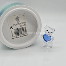 Lade das Bild in den Galerie-Viewer, SWAROVSKI Kris Bär Herz Geburtsstein September Blau 5126907