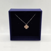 Lade das Bild in den Galerie-Viewer, SWAROVSKI Latisha Halskette Blume Weiß, Rosa Rhodiniert 5636488