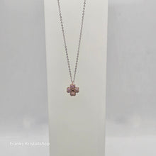 Lade das Bild in den Galerie-Viewer, SWAROVSKI Latisha Halskette Blume Weiß, Rosa Rhodiniert 5636488