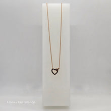 Lade das Bild in den Galerie-Viewer, SWAROVSKI Lovely Herz Halskette, Grau, Rosévergoldet 5465686