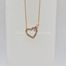 Lade das Bild in den Galerie-Viewer, SWAROVSKI Lovely Herz Halskette, Weiß, Goldlegierungsschicht 5636449