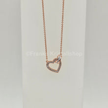 Lade das Bild in den Galerie-Viewer, SWAROVSKI Lovely Herz Halskette, Weiß, Roségold-Legierungsschicht 5636445