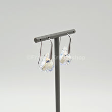 Lade das Bild in den Galerie-Viewer, Swarovski Lunar Drop-Ohrhänger Grau/Klar, Rhodiniert 5717564