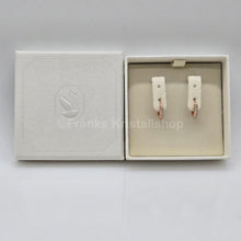 Lade das Bild in den Galerie-Viewer, SWAROVSKI Matrix Kreolen Weiß, Roségold-Legierungsschicht 5690669