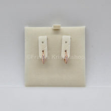 Lade das Bild in den Galerie-Viewer, SWAROVSKI Matrix Kreolen Weiß, Roségold-Legierungsschicht 5690669