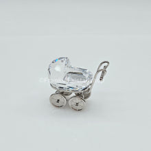 Lade das Bild in den Galerie-Viewer, SWAROVSKI Memories Kinderwagen Rhodium 626865