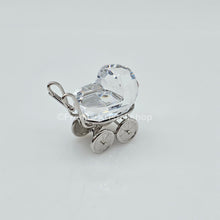 Lade das Bild in den Galerie-Viewer, SWAROVSKI Memories Kinderwagen Rhodium 626865