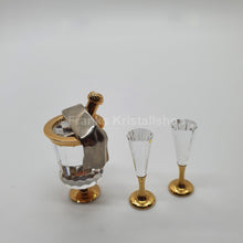 Lade das Bild in den Galerie-Viewer, SWAROVSKI Memories Sektkühler komplett 4-teilig 191586