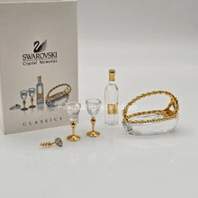 Lade das Bild in den Galerie-Viewer, SWAROVSKI Memories Wein Set 5-teilig Gold 235676