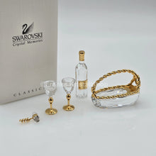 Lade das Bild in den Galerie-Viewer, SWAROVSKI Memories Wein Set 5-teilig Gold 235676