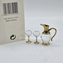 Lade das Bild in den Galerie-Viewer, SWAROVSKI Memories Wein Set Karaffe und 2 Weingläser 174010