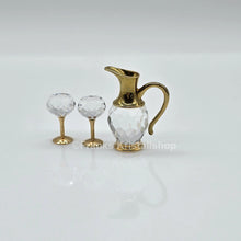 Lade das Bild in den Galerie-Viewer, SWAROVSKI Memories Wein Set Karaffe und 2 Weingläser 174010