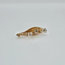 Lade das Bild in den Galerie-Viewer, SWAROVSKI Memories Maiglöckchen Brosche Vergoldet 200839