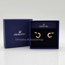 Lade das Bild in den Galerie-Viewer, SWAROVSKI Mini Hoop Kreolen Ohrringe Rosa, Goldlegierung 5717565