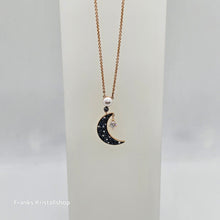Lade das Bild in den Galerie-Viewer, SWAROVSKI Mond und Stern Halskette, Roségold-Legierungsschicht 5489534