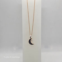 Lade das Bild in den Galerie-Viewer, SWAROVSKI Mond und Stern Halskette, Roségold-Legierungsschicht 5489534