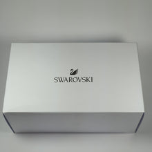 Lade das Bild in den Galerie-Viewer, SWAROVSKI Blaue Mütze Pudelmütze Strickmütze 5458074