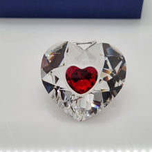 Lade das Bild in den Galerie-Viewer, SWAROVSKI Herz Jahresherz 2004 Ornament 629510