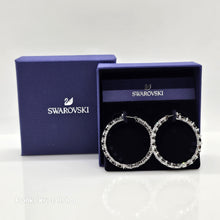 Lade das Bild in den Galerie-Viewer, SWAROVSKI Ortyx Kreolen Groß, Weiß, Rhodiniert 5602230