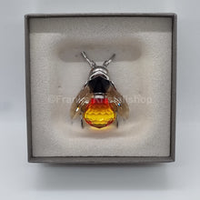 Lade das Bild in den Galerie-Viewer, SWAROVSKI Crystal Paradise Insekten Hummel Alipur Brosche Groß, Rhodium 292078