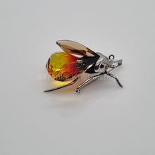 Lade das Bild in den Galerie-Viewer, SWAROVSKI Crystal Paradise Insekten Hummel Alipur Brosche Groß, Rhodium 292078