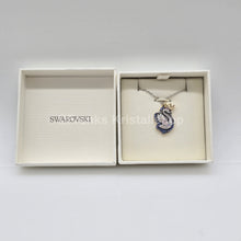 Lade das Bild in den Galerie-Viewer, SWAROVSKI Pop Swan Halskette Schwan, Blau, Rhodiniert 5649199