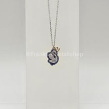 Lade das Bild in den Galerie-Viewer, SWAROVSKI Pop Swan Halskette Schwan, Blau, Rhodiniert 5649199