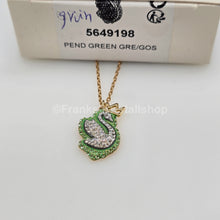 Lade das Bild in den Galerie-Viewer, SWAROVSKI Pop Swan Halskette Schwan, Grün, Goldlegierungsschicht 5649198