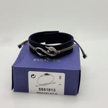 Lade das Bild in den Galerie-Viewer, SWAROVSKI Power S-Hook Armband Anthrazit Größe S 5551813