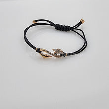 Lade das Bild in den Galerie-Viewer, SWAROVSKI Power S-Hook Armband Schwarz Größe M 5494383