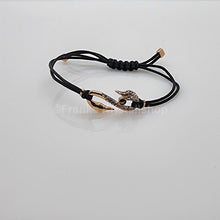 Lade das Bild in den Galerie-Viewer, SWAROVSKI Power S-Hook Armband Schwarz Größe M 5494383