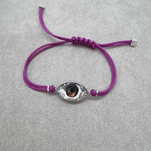 Lade das Bild in den Galerie-Viewer, SWAROVSKI Power Evil Eye Armband Auge Lila Größe M 5508534