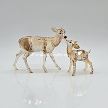 Lade das Bild in den Galerie-Viewer, SWAROVSKI Reh und Kitz Golden Shadow 1142843 oU