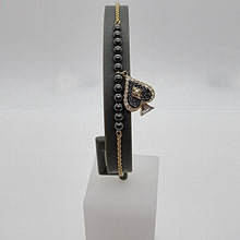 Lade das Bild in den Galerie-Viewer, Swarovski Remix Armband Tarot 2 Gr. M Pik Dark Multi Vergoldet 5515997