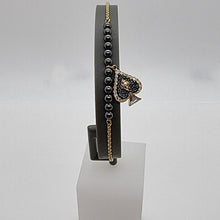 Lade das Bild in den Galerie-Viewer, Swarovski Remix Armband Tarot 2 Gr. L Pik Dark Multi Vergoldet 5511104