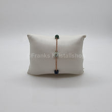 Lade das Bild in den Galerie-Viewer, SWAROVSKI Remix Pop Armband Gr. L Grün Blau Türkis Rosévergoldet 5479019