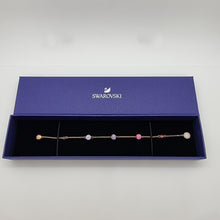 Lade das Bild in den Galerie-Viewer, SWAROVSKI Remix Pop Armband Gr. L Violett Rosa Lila Rosévergoldet 5479011