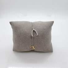 Lade das Bild in den Galerie-Viewer, Swarovski Remix Wishbone Armband Wünschelrute Gr. M 5528718