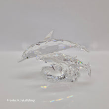 Lade das Bild in den Galerie-Viewer, SWAROVSKI SCS Jahresfigur 1990 Die Delfine 153850